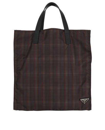 Striped Shopping Tote, front view